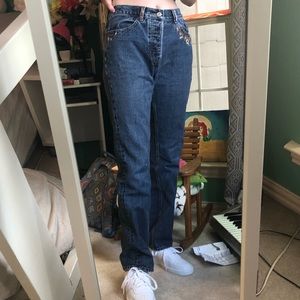 Embroidered Jeans